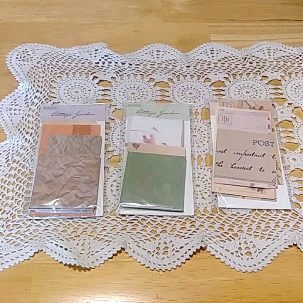 Scrapbooking, crafts paper squares, 60 pcs per package